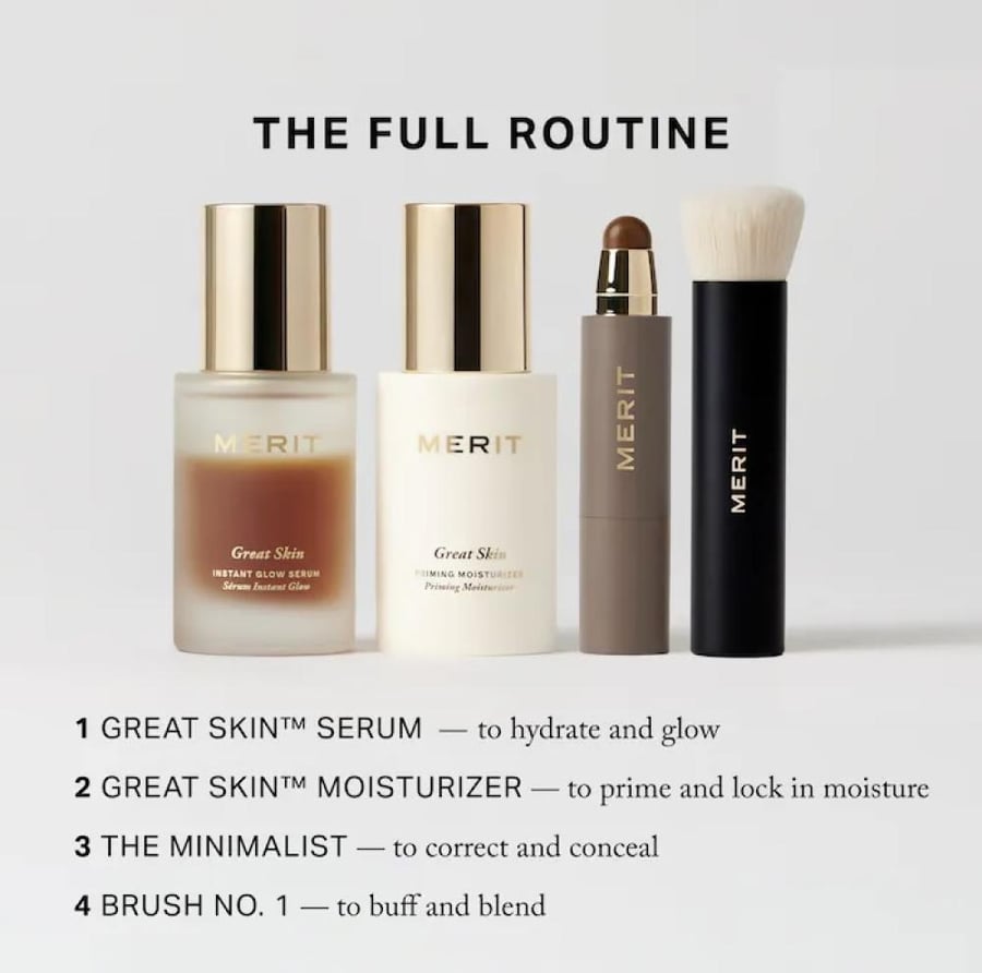 MERIT The Minimalist Perfecting Complexion Foundation and Concealer Stick