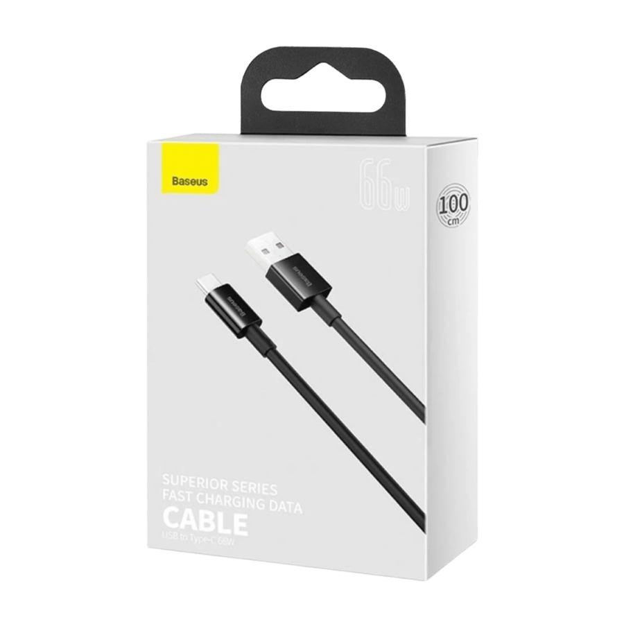 Beats USB Type-C cable with 66-watt power, one meter long - black