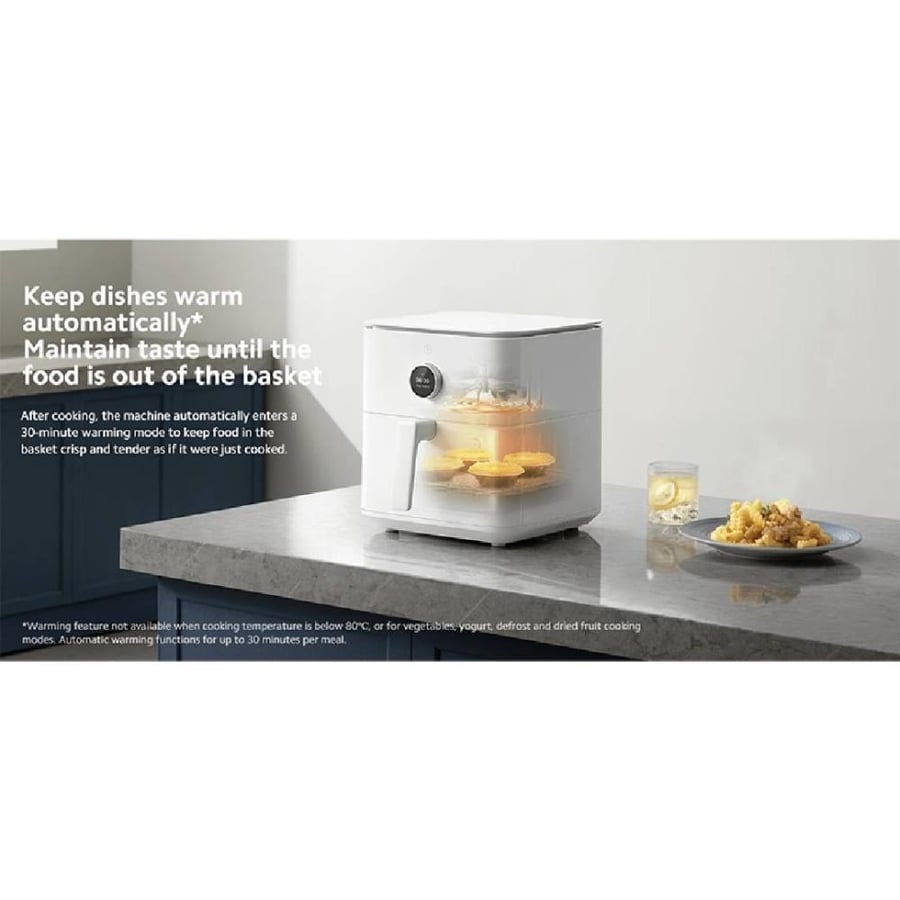 Xiaomi smart air fryer 6.5 liter capacity 1800 watt power BHR8098EN - Black