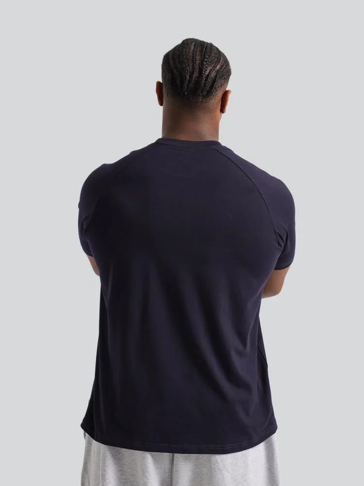 REGLAN TEE NAVY BLUE