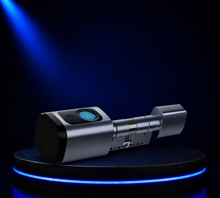 Smart Fingerprint Door Lock Cylinder