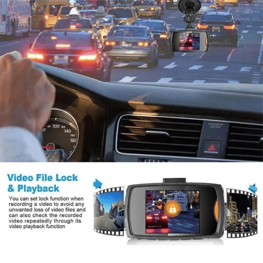 Full HD Dash Cam (180° Wide Angle)