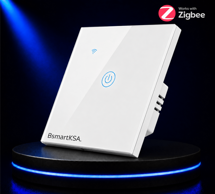 Smart ZigBee Light Switch (1-Gang, White)