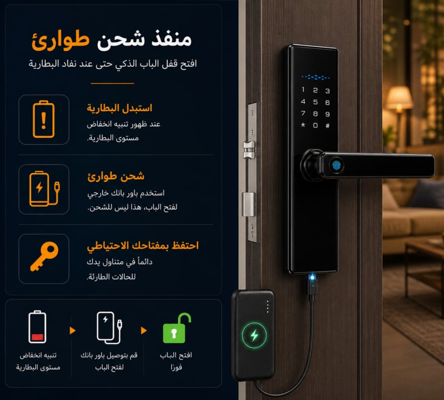 Smart Fingerprint Door Lock – Model H1