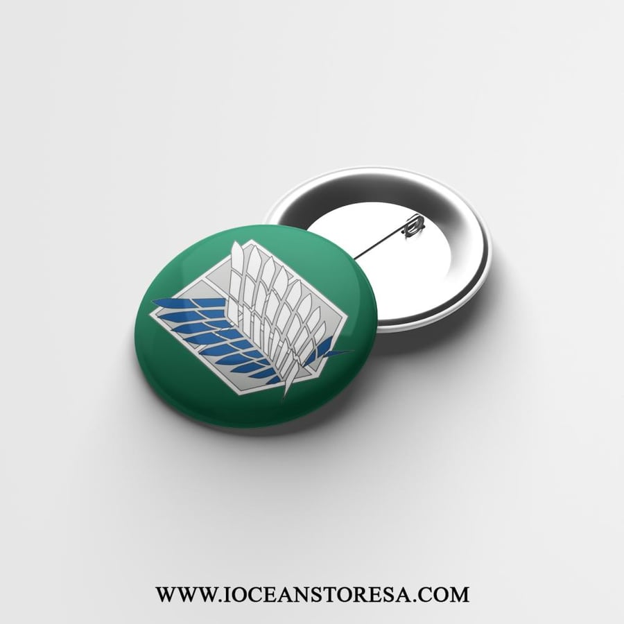 Badge - Badge - Button - Badge - Pin - Attack On Titan