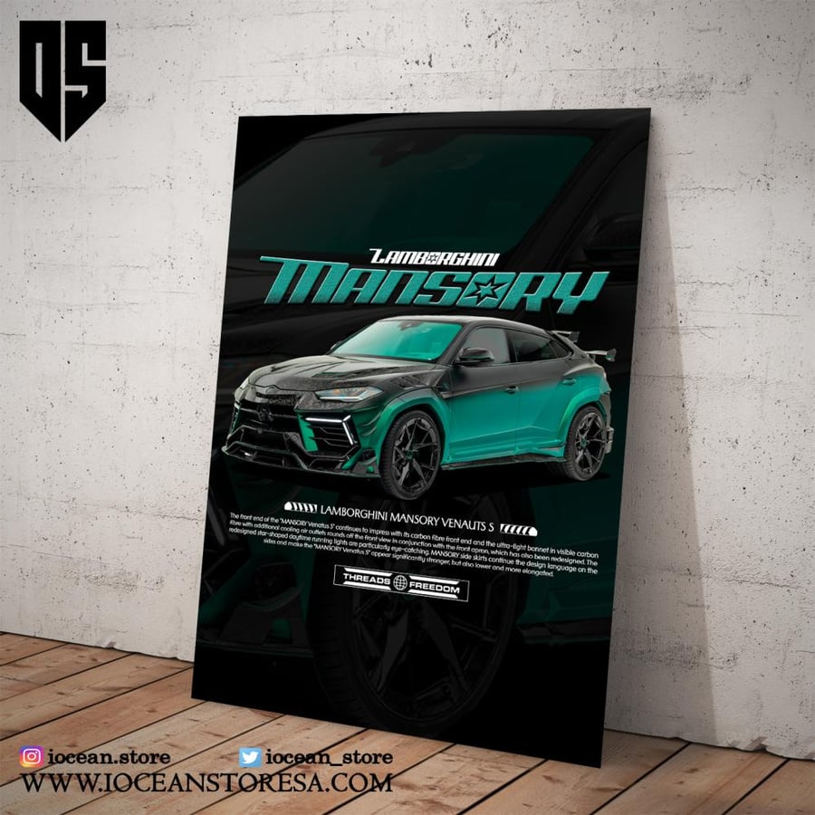 Metal board / poster - Lamborghini Mansory