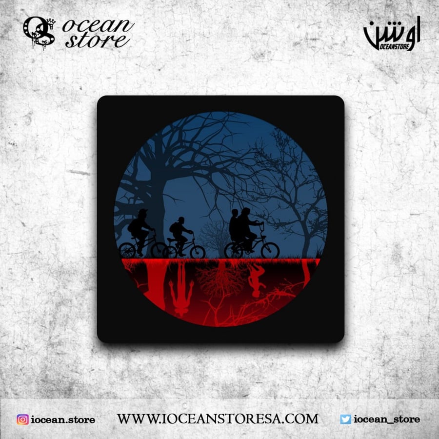 Cup base - coaster - Stranger Things