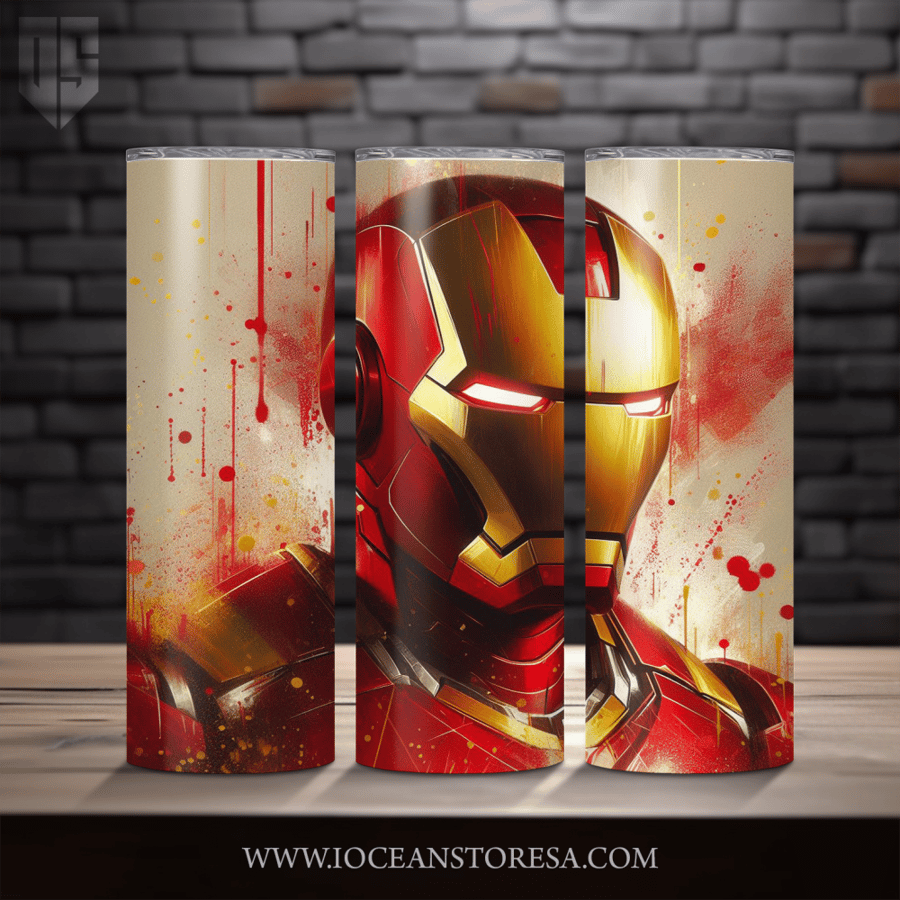 ‏Tumbler / ترافل مق سعة 20 أونصة -  تمبلر - Iron Man -  آيرون مان