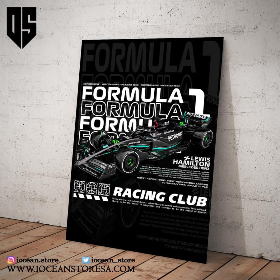 Paper poster - F1 Lewis