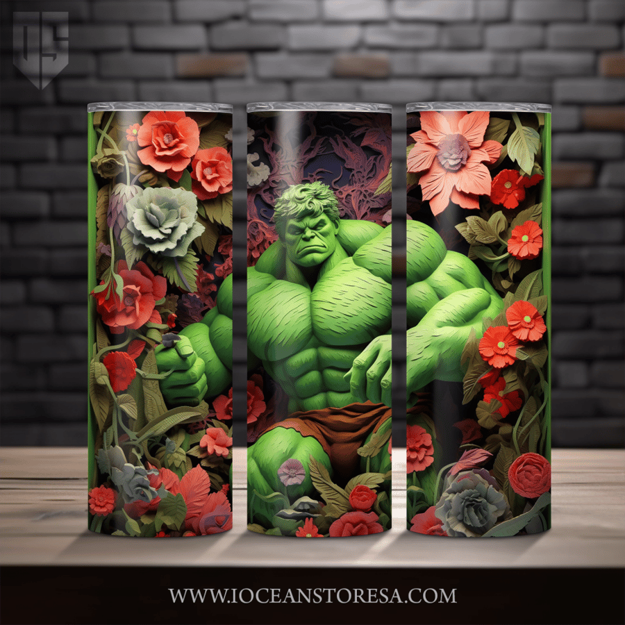‏Tumbler / ترافل مق سعة 20 أونصة -  تمبلر - Hulk  - هالك