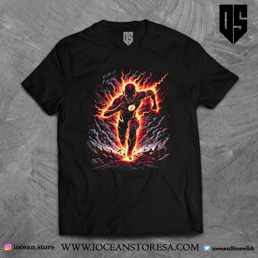 تيشيرت - The Flash - ذا فلاش - البرق