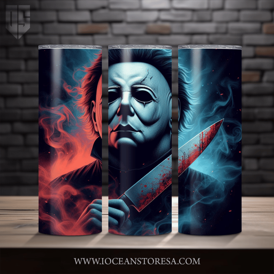 ‏Tumbler / ترافل مق سعة 20 أونصة -  تمبلر - شخصيات مرعبة - horror movie characters - Michael Myers