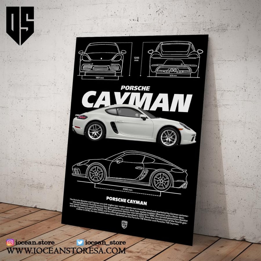 Metal board / poster - CAYMAN