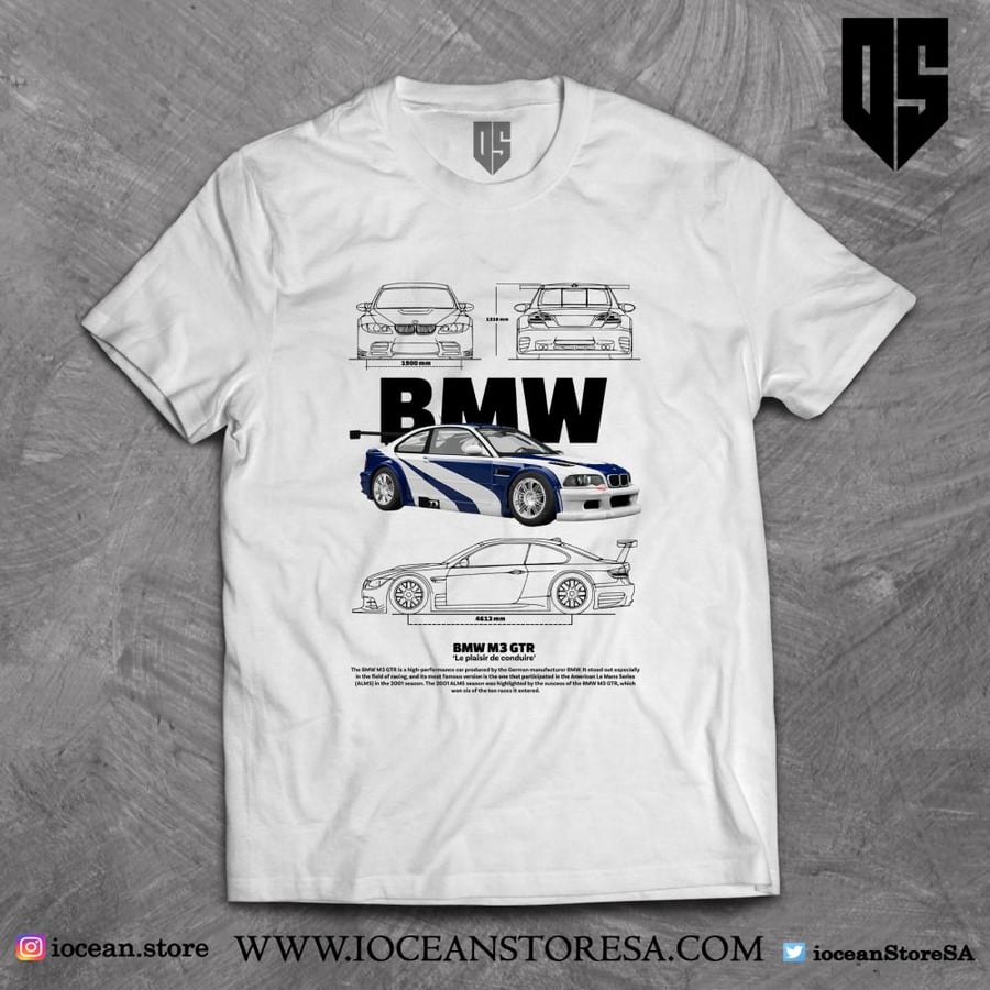 T-shirt - BMW M3 GTR