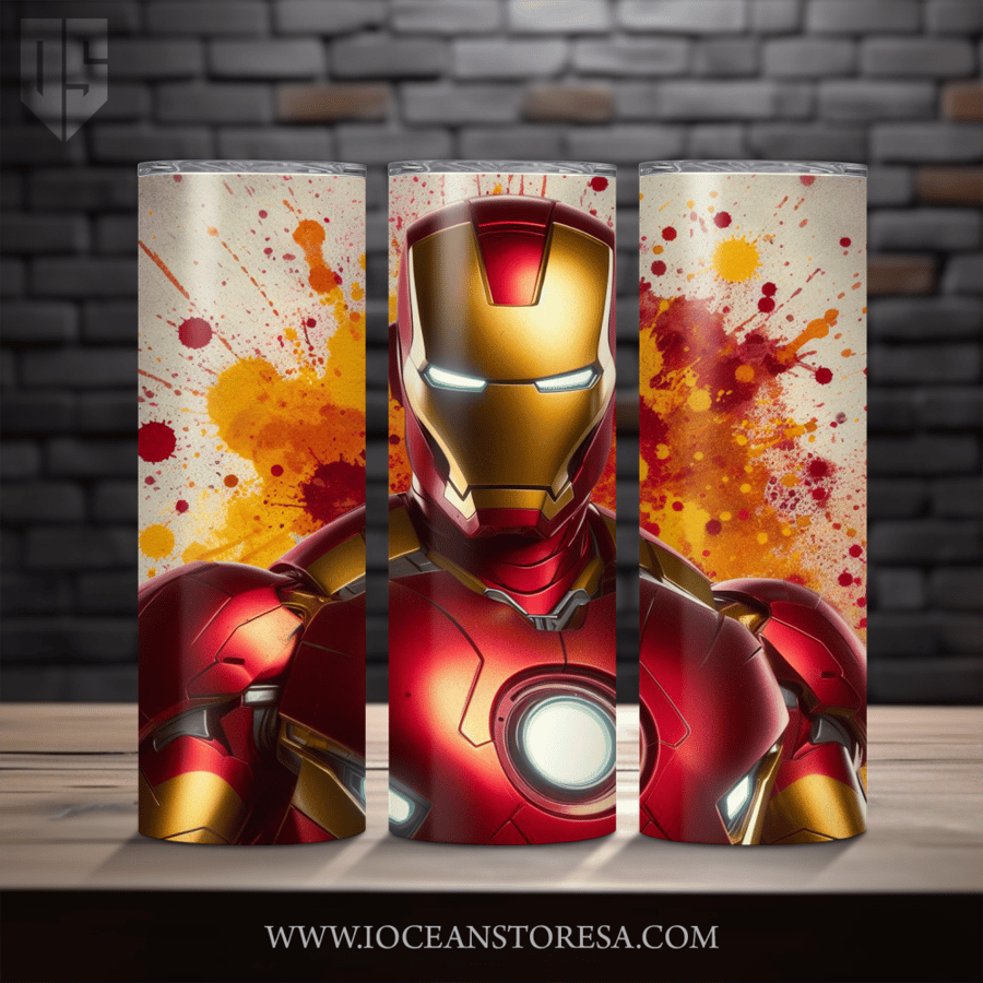 ‏Tumbler / ترافل مق سعة 20 أونصة -  تمبلر - Iron Man -  آيرون مان