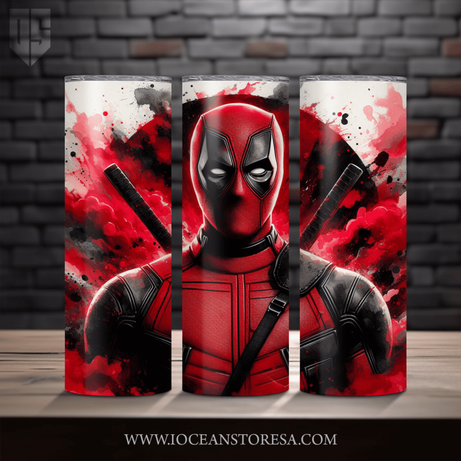 ‏Tumbler / ترافل مق سعة 20 أونصة -  تمبلر - Deadpool  - ديدبول