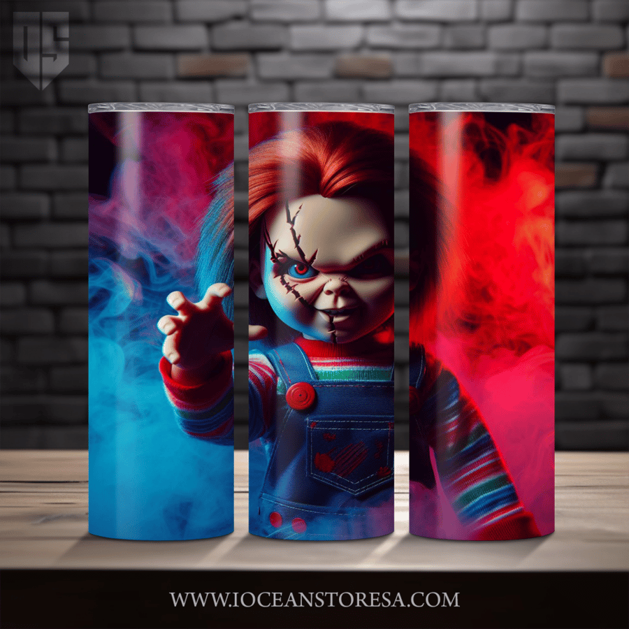 ‏Tumbler / ترافل مق سعة 20 أونصة -  تمبلر - شخصيات مرعبة - horror movie characters - Chucky - تشاكي