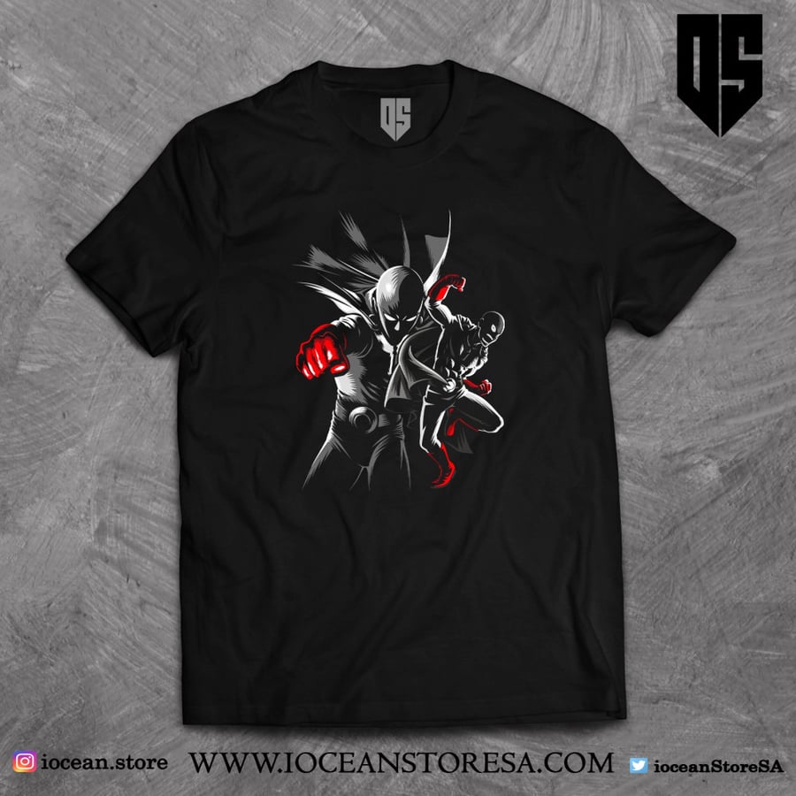 تيشيرت - one punch man - ون بنش مان