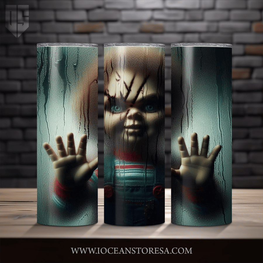 ‏Tumbler / ترافل مق سعة 20 أونصة -  تمبلر - شخصيات مرعبة - horror movie characters - Chucky - تشاكي
