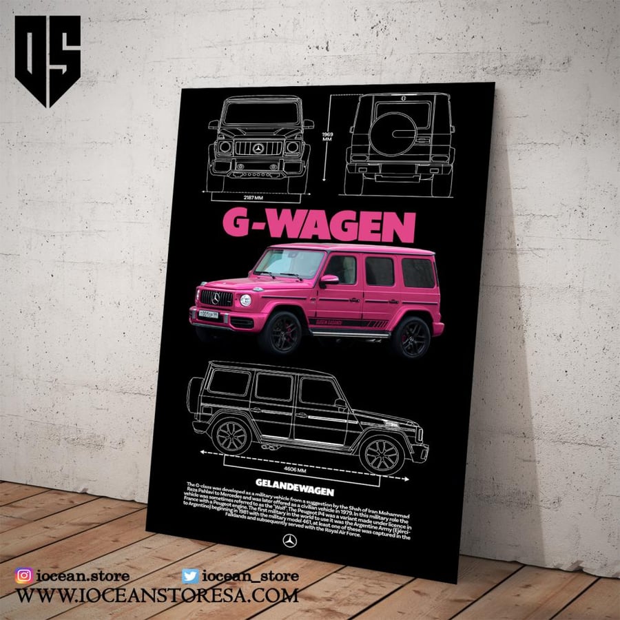 Metal board / poster - G-WAGEN