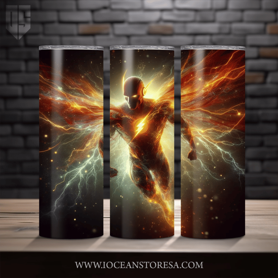 ‏Tumbler / ترافل مق سعة 20 أونصة -  تمبلر - The Flash - ذا فلاش - البرق