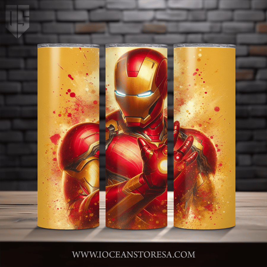 ‏Tumbler / ترافل مق سعة 20 أونصة -  تمبلر - Iron Man -  آيرون مان