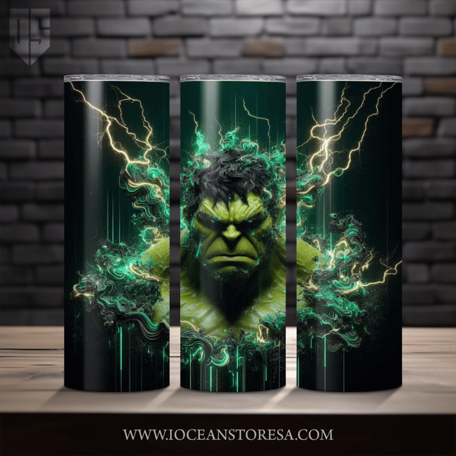 ‏Tumbler / ترافل مق سعة 20 أونصة -  تمبلر - Hulk  - هالك