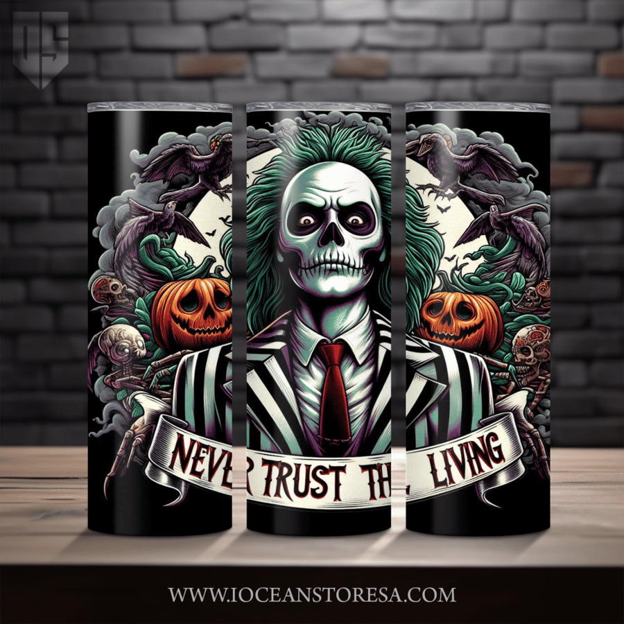 ‏Tumbler / ترافل مق سعة 20 أونصة -  تمبلر - شخصيات مرعبة - horror movie characters - Beetlejuice