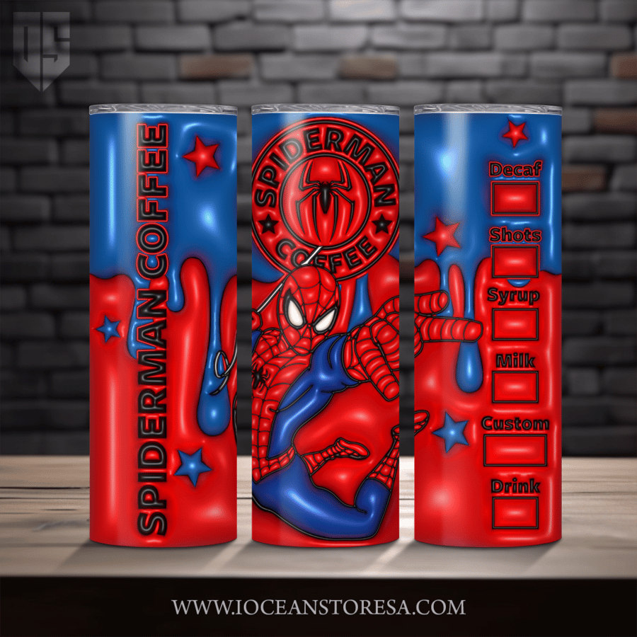 ‏Tumbler / ترافل مق سعة 20 أونصة -  تمبلر - سبايدرمان - Spider Man