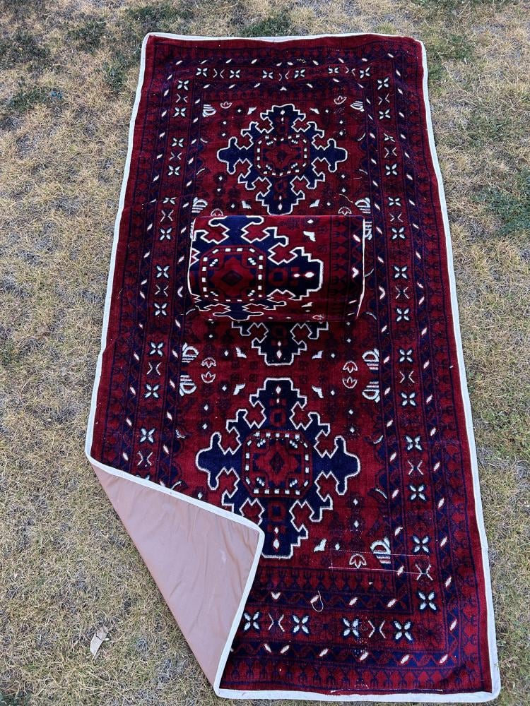 Turkish roll length two meters width one meter waterproof leather 100% with decorated white edges