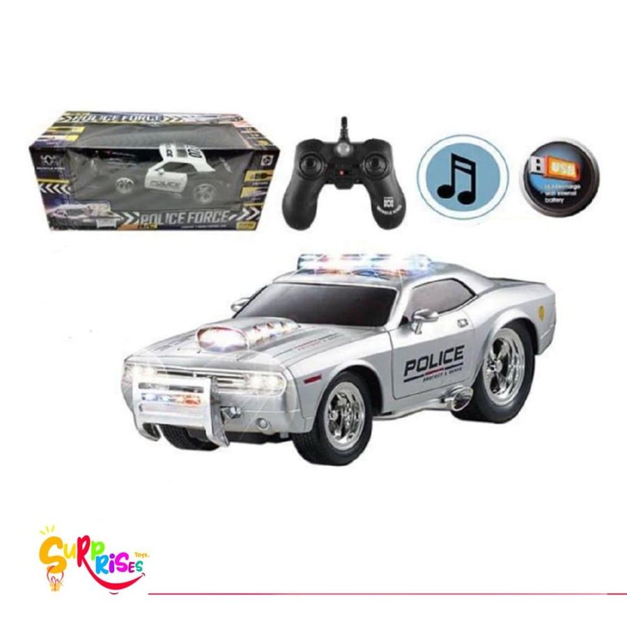 Police car with remote control