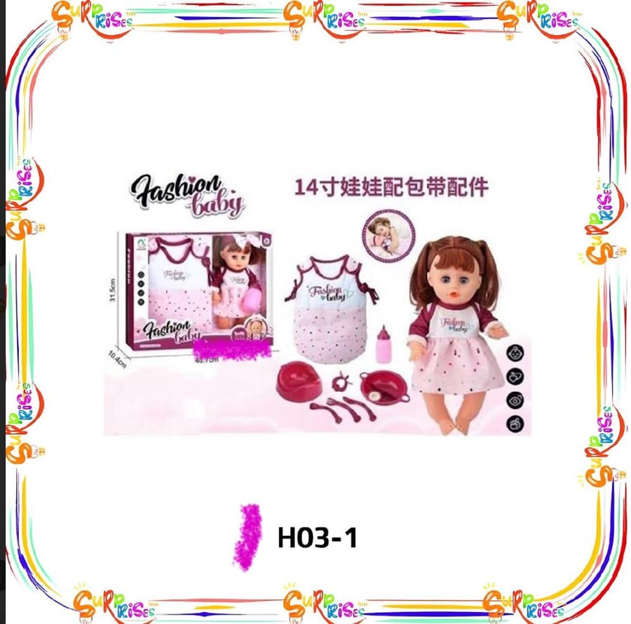 Doll game with bag