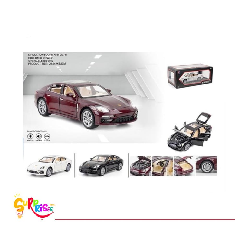 Car game, iron, Porsche Carrera