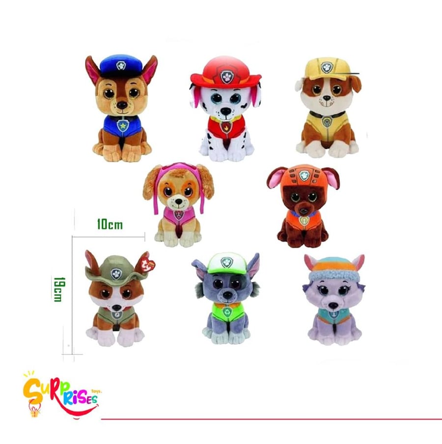 Characters of the Claw patrol cotton