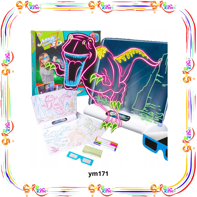Magical 3D drawing board