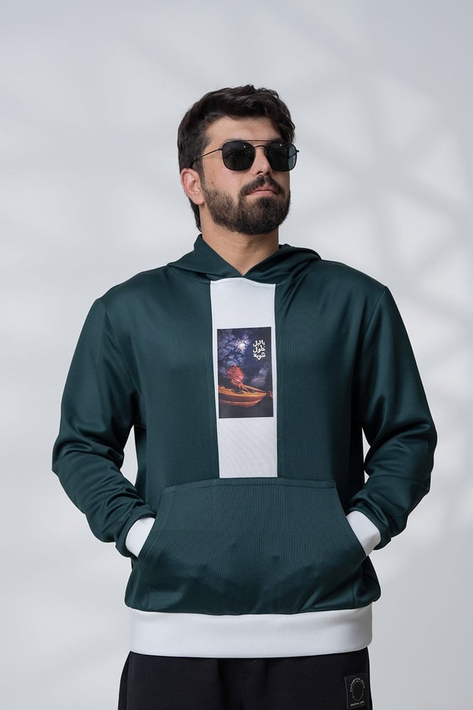 بلوفر شتوي زيتي شبابي