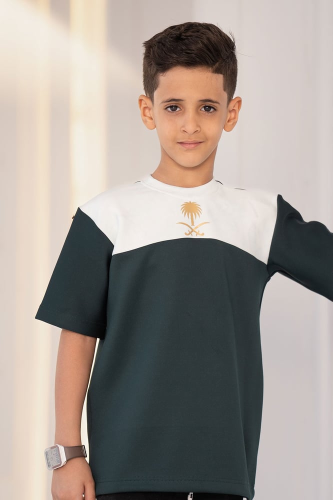 تيشرت اليوم الوطني ولادي KSA79