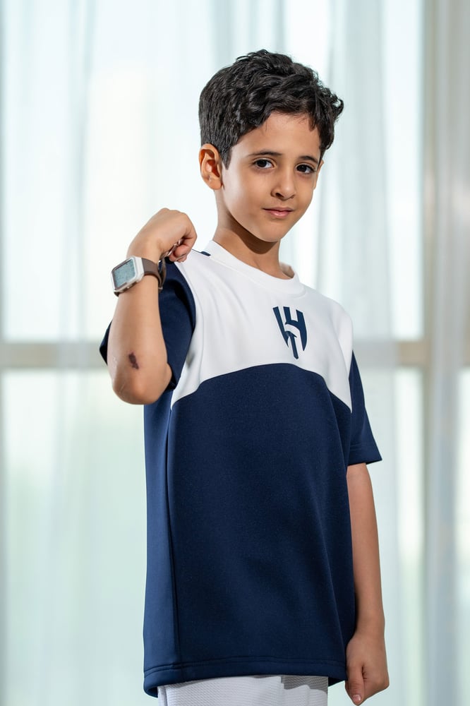 تيشرت الهلال  كحلي &ابيض