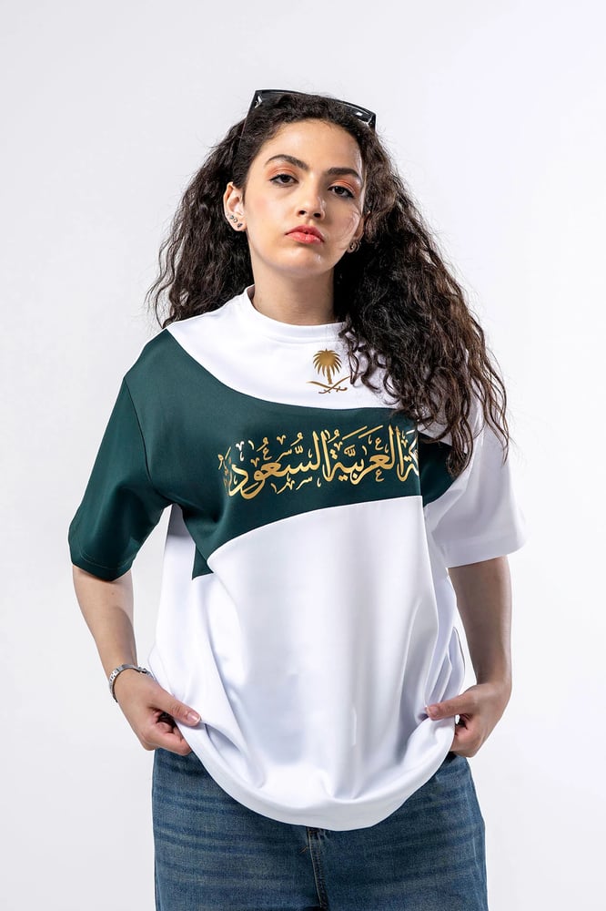 تيشرت اليوم الوطني نسائي KSA74