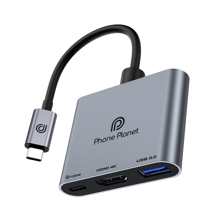 فون بلانت - موزع 3 في 1 USB-C - HDMI+USB+PD