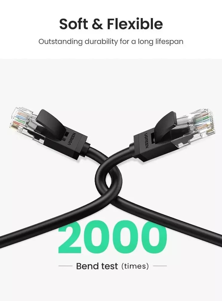 كابل شبكة محلية UGREEN 20162 CAT6 UTP بطول 5 متر