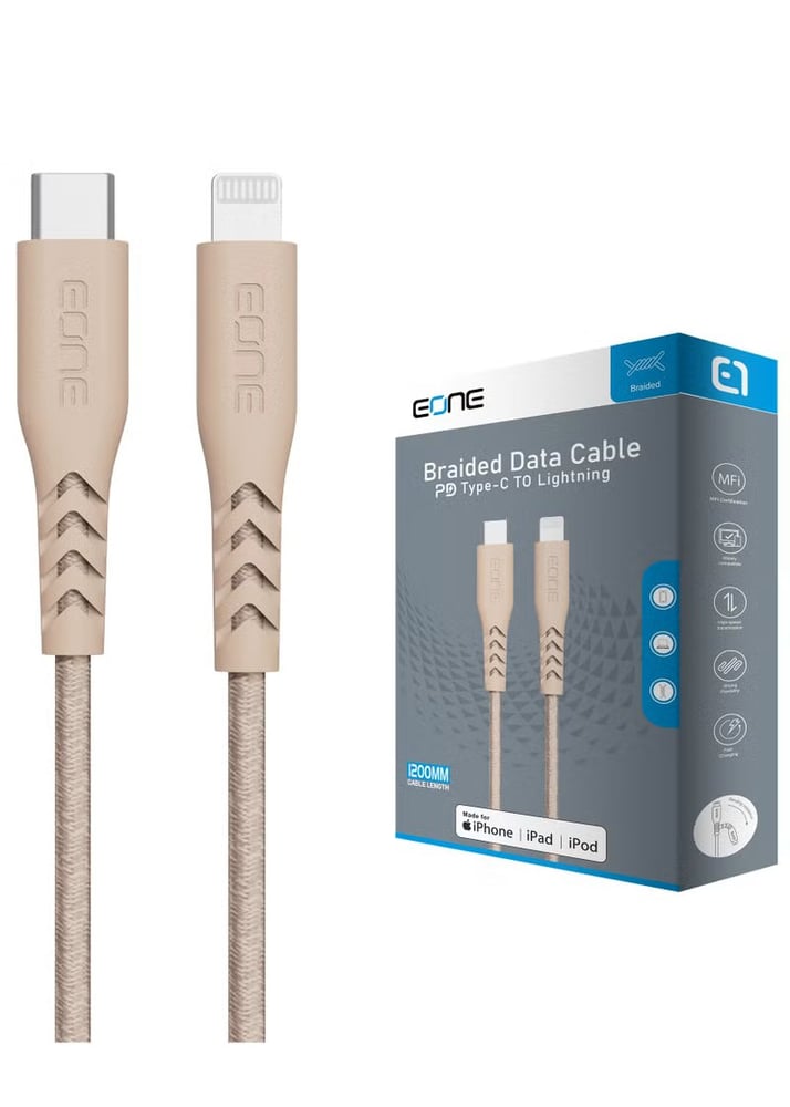 كيبل تايب سي - لايتينج EONE طول 1.2 متر