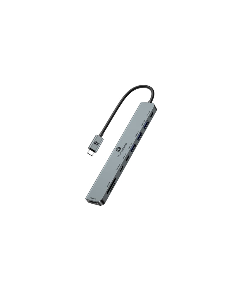 فون بلانت - موزع 9 في 1 USB-C - HDMI+SD+TF+USB+PD