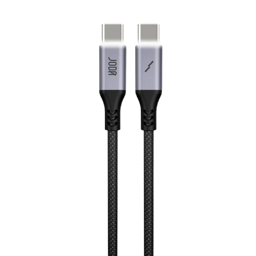 كابل JODA Beacon 100 USB-C إلى USB-C بقوة 100W سيليكون مضفر بالنايلون 1.2 متر