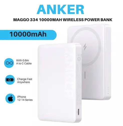 بطارية متنقله Anker 334 MagGo (PowerCore 10K)