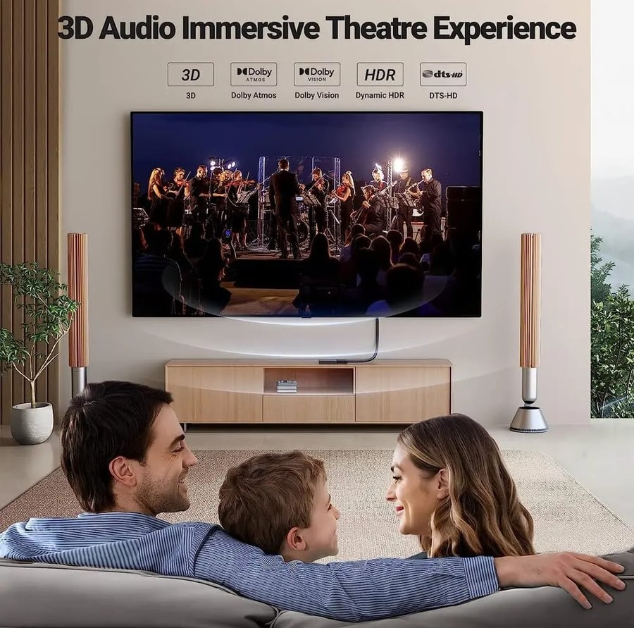 كابل تمديد HDMI من UGREEN بطول 5 أمتار، ذكر إلى أنثى، يدعم دقة 4K بمعدل 30 هرتز، متوافق مع أجهزة نينتندو سويتش، إكس بوكس، بلاي ستيشن 5، بلاي ستيشن 4، روكو تي في ستيك، كروم كاست، تلفزيون عالي الدقة، كمبيوتر محمول