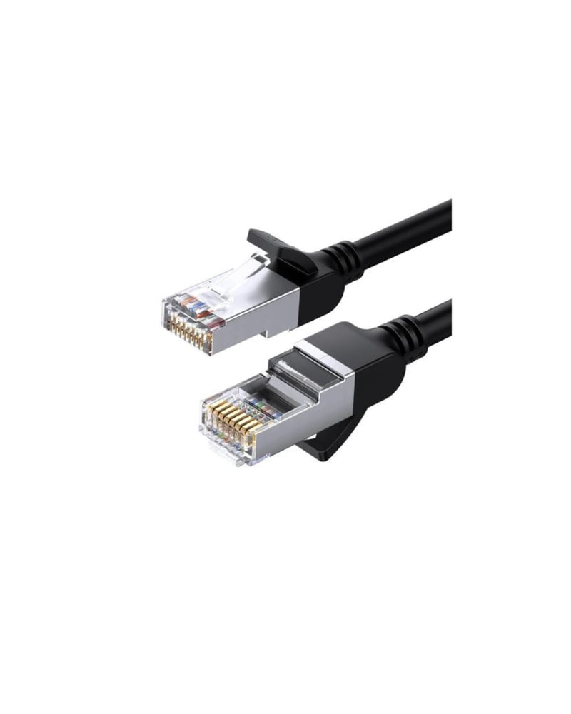 كابل إيثرنت دائري من نوع Ugreen NW101 50193 Cat 6 U/UTP بطول 3 متر - أسود