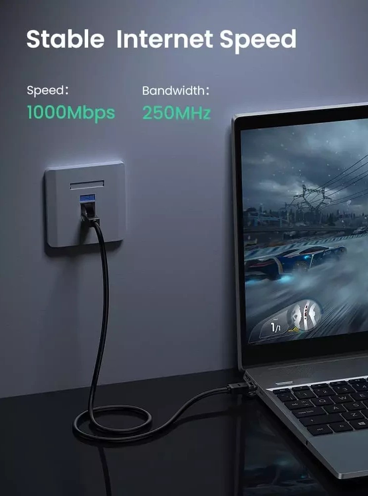 كابل شبكة محلية UGREEN 20162 CAT6 UTP بطول 5 متر