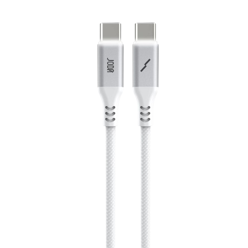كابل JODA Beacon 100 USB-C إلى USB-C بقوة 100W سيليكون مضفر بالنايلون 1.2 متر