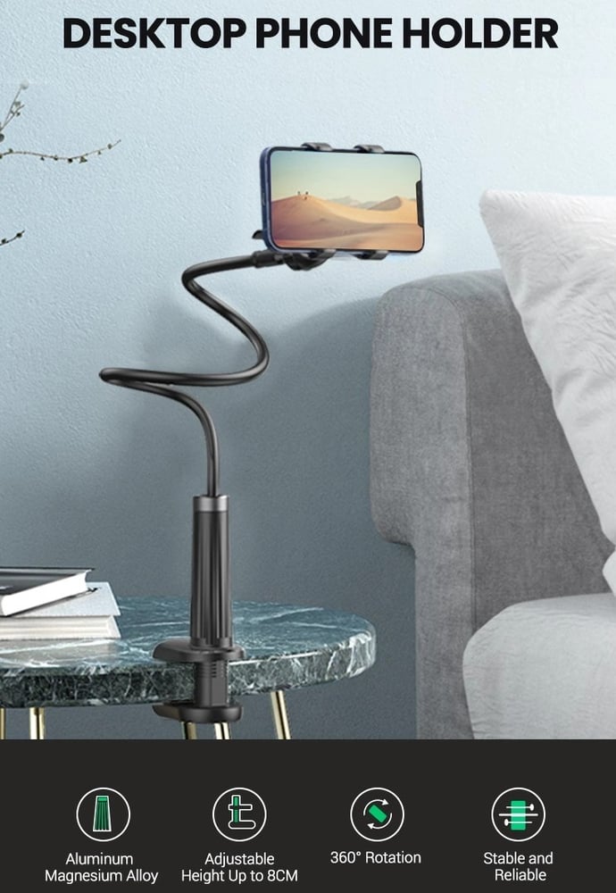 حامل جوال UGREEN LP113 بذراع مرن 90 سم – 80906